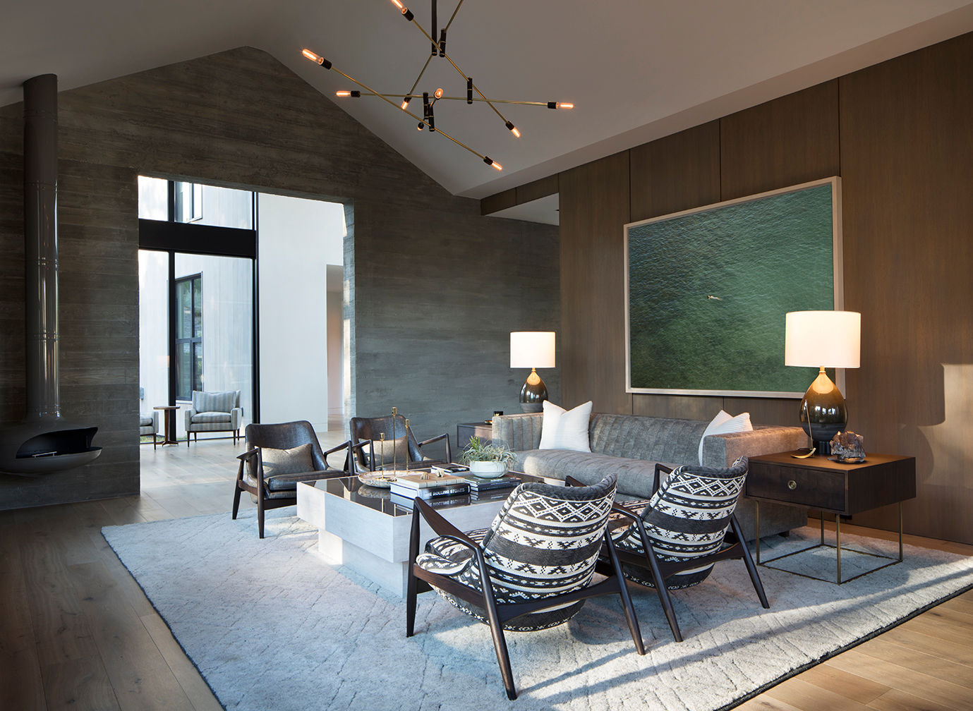 Woodpecker Ranch, Feldman Architecture Feldman Architecture Modern Living Room