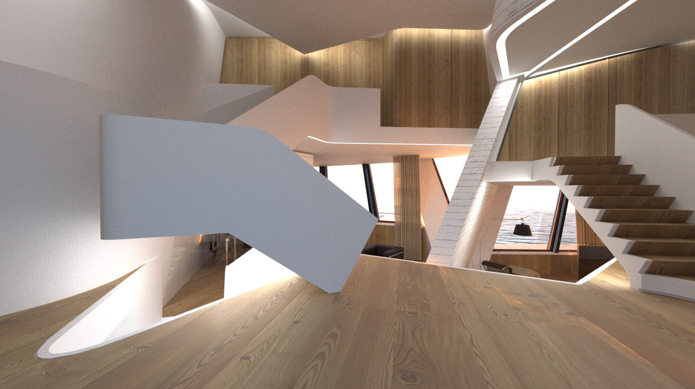 Expression of Sustenance, Office of Feeling Architecture, Lda Office of Feeling Architecture, Lda Modern Corridor, Hallway and Staircase