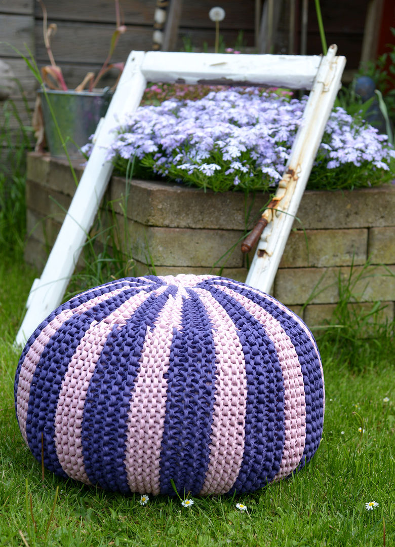 Sitzkissen aus Karlems Textilgarn Wollige Anleitungen Living room Accessories & decoration