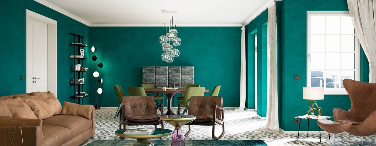 Wohnwelt Vintage makasa Living room Möbel,Tabelle,Blau,Grün,Dekoration,Couch,Gebäude,Azurblau,Violett,Beleuchtung