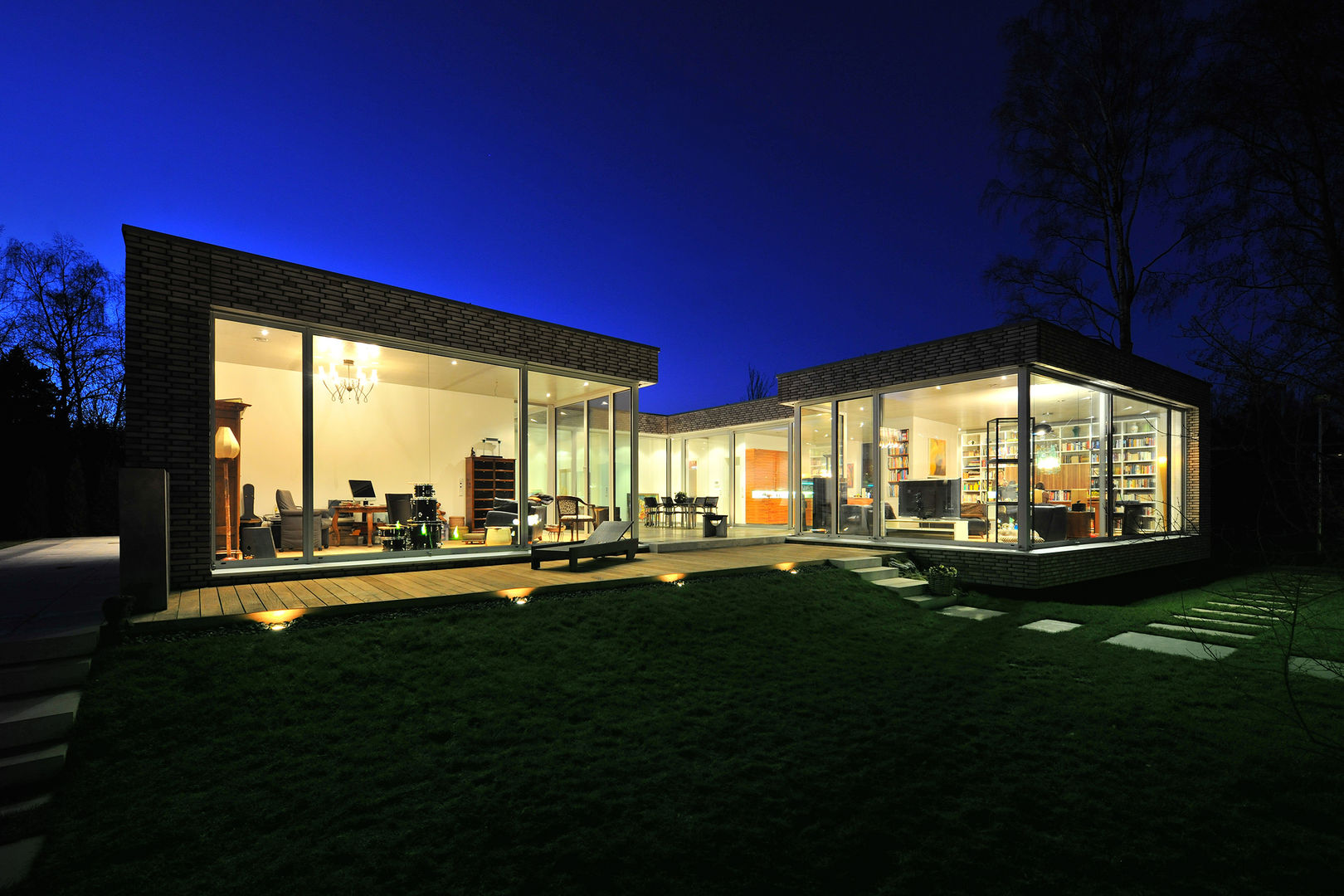 Das Atriumhaus, Architekten Spiekermann Architekten Spiekermann Modern Houses