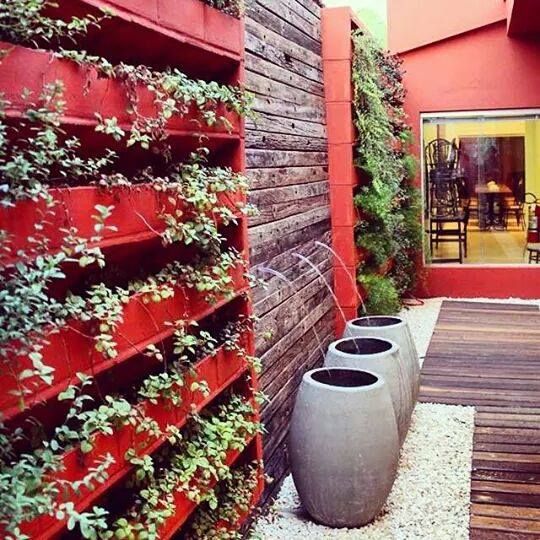 Projeto, feltrini feltrini Modern Garden Luz,Plantar,Têxtil,laranja,Pneu automotivo,Tijolo,muro,Pisos,vermelho,Propriedade do material