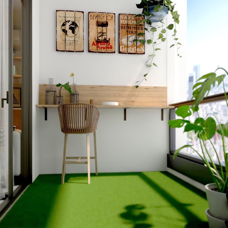 Balcony Norm designhaus Scandinavian style garden balcony