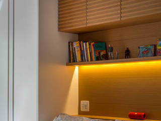 QUARTO CASAL NP, Raquel Junqueira Arquitetura Raquel Junqueira Arquitetura Modern Bedroom