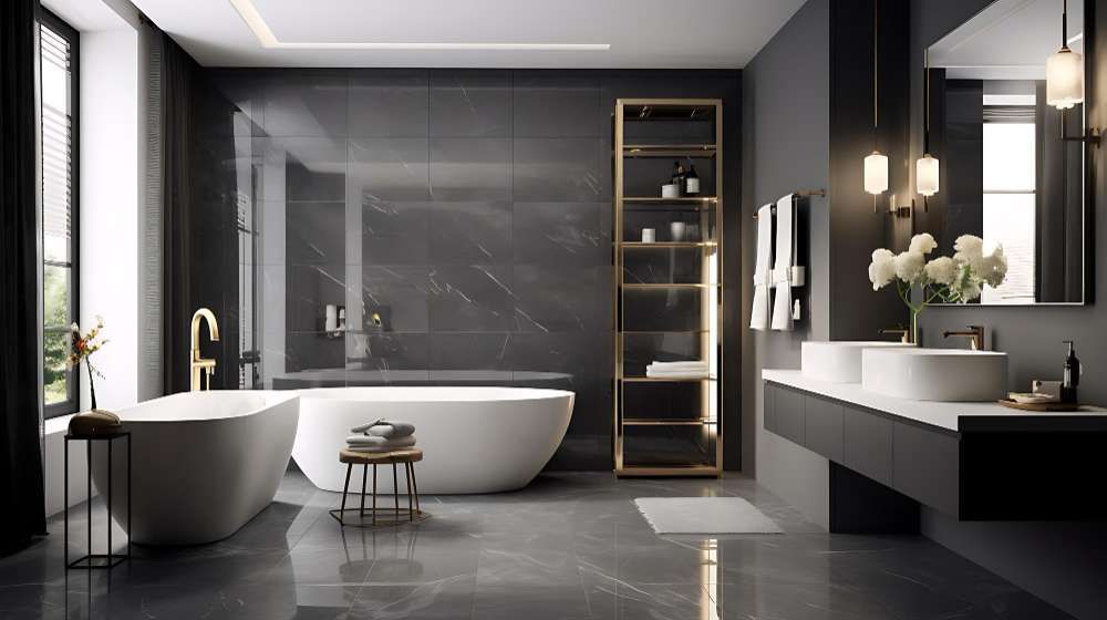 EA20240816-22971 Press profile homify Balcony Klopfen, Sanitärarmatur, Eigentum, Badewanne, Weiß, Spiegel, Badezimmerschrank, Innenarchitektur, Architektur, Anlage