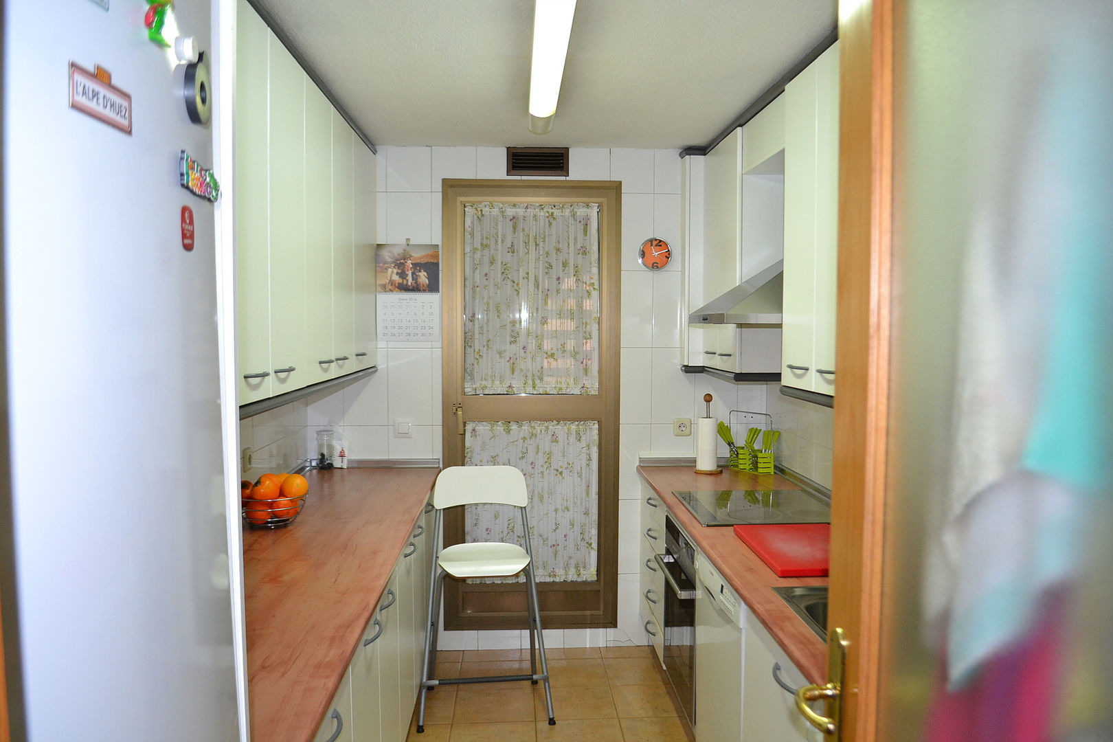 Estado inicial cocina Diseño Interior Bruto Proyecto decoración,Madrid,Materiales,Amueblamiento,Textiles,Papel pintado,Reforma integral,Iluminación,Decoración