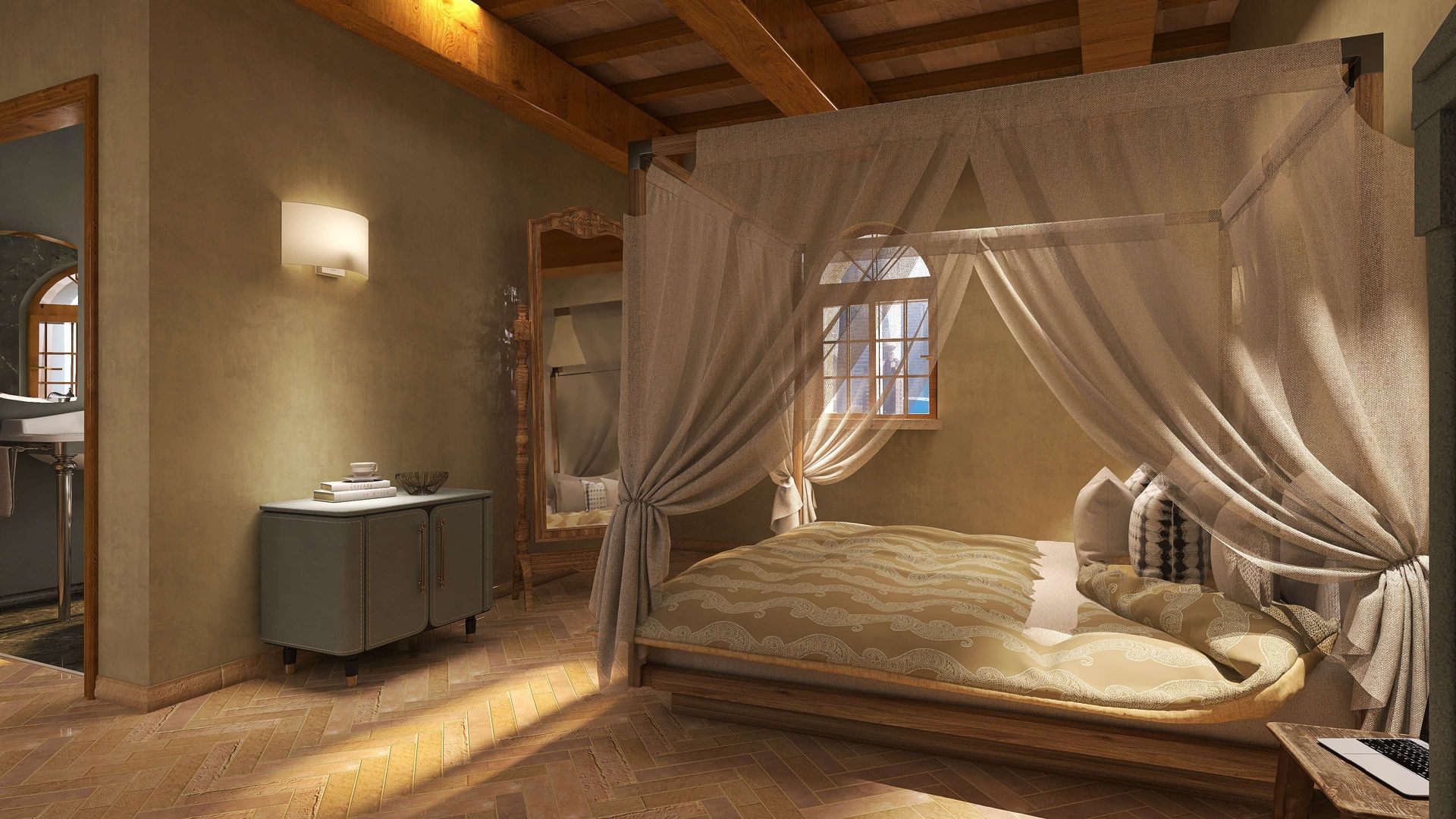 Le Camere - Residenze Roccapipirozzi ARTE DELL'ABITARE Apartment Mobilia, Proprietà, Edificio, Comfort, Finestra, Telaio del letto, Legna, Interior design, Pavimentazione, Pavimento