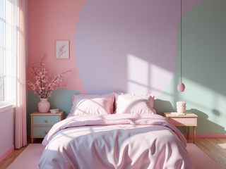 Pastel-colored bedroom, Desirée Vaquier_homify Desirée Vaquier_homify Teen bedroom