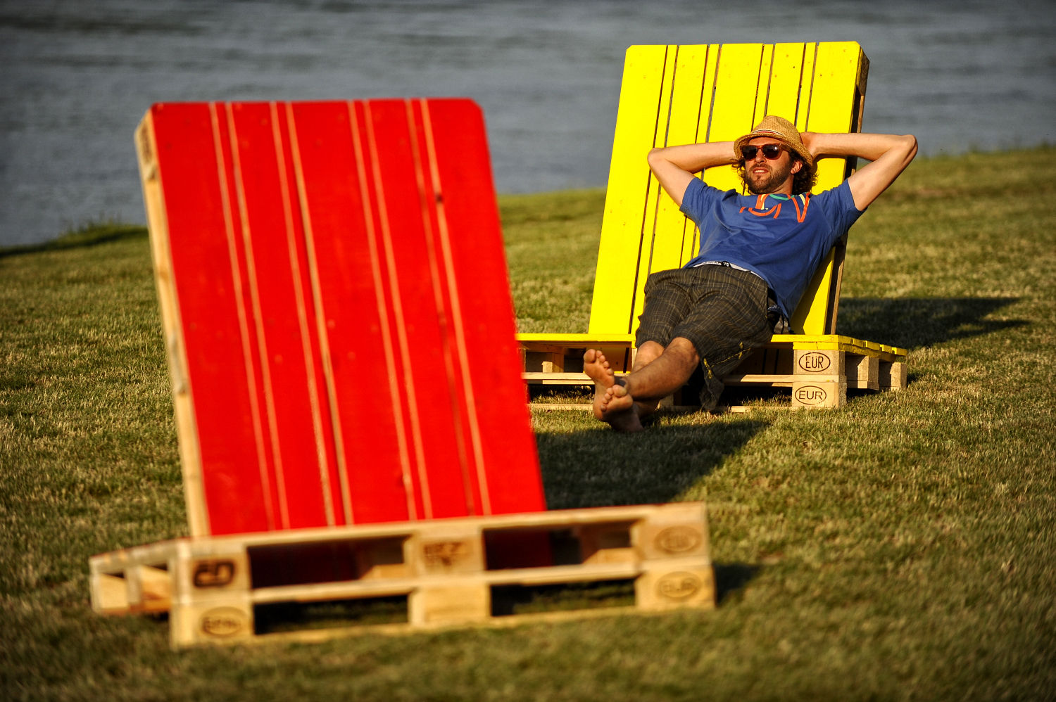 Der Sitz Ferdl palettenmoebel.at Patios & Decks Furniture