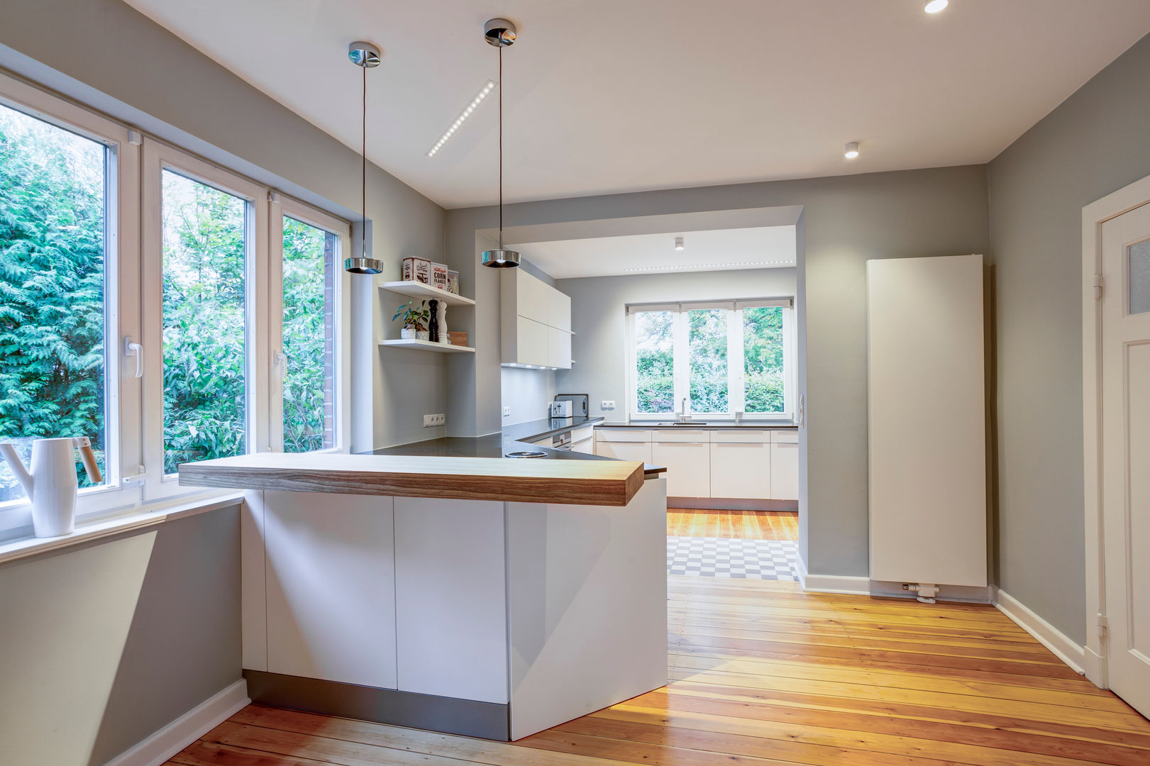 Küchentheke Beleuchtung Lichtja Licht und mehr GmbH Modern Kitchen Küche,Küchenbeleuchtung,Thekenbeleuchtung,Ribag,Arva,Hamburg,Lichtplanung,Lichtja