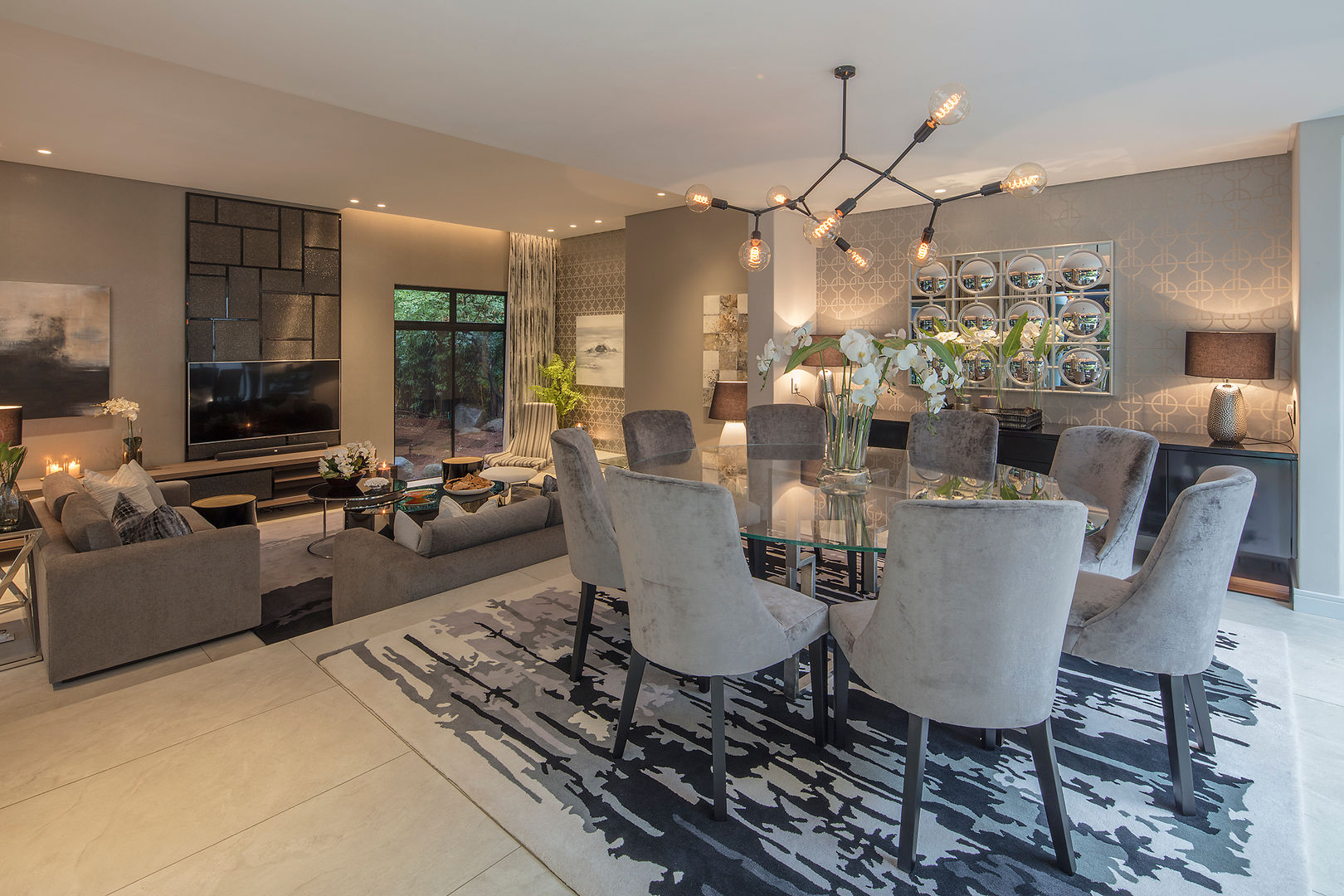 House Cunningham, Spegash Interiors Spegash Interiors Modern Dining Room