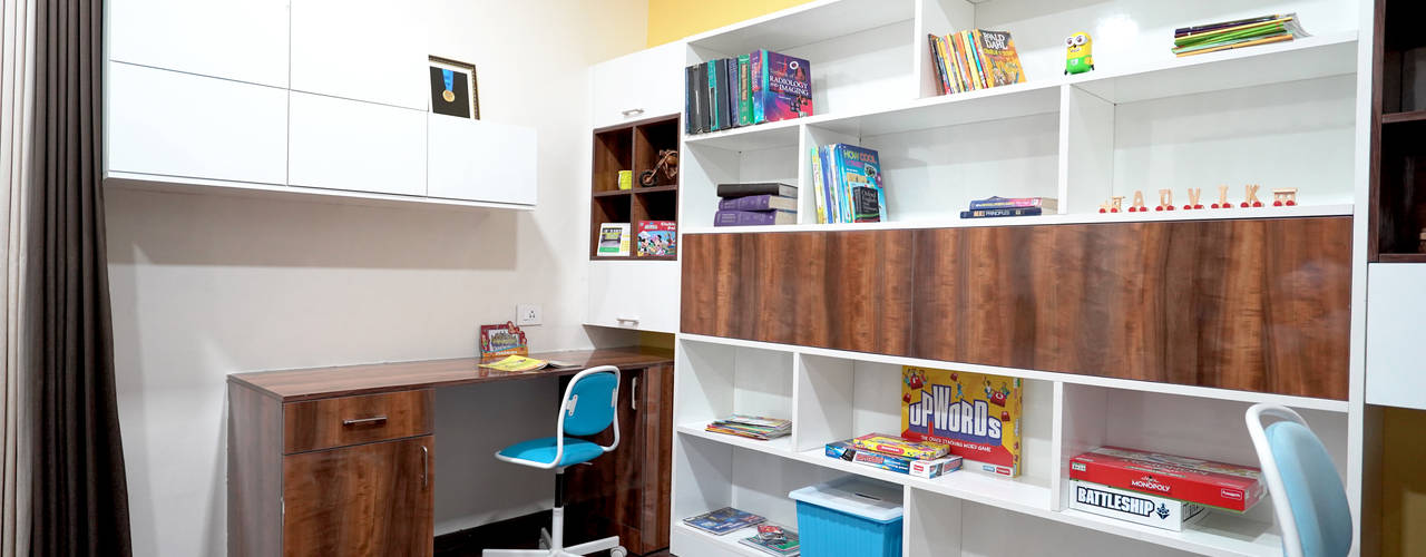 Study Room HomeLane.com Boys Bedroom Study Room