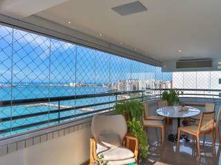 Edificio Vila do Mar, Bloom Arquitetura e Design Bloom Arquitetura e Design Modern Terrace Wood Wood effect