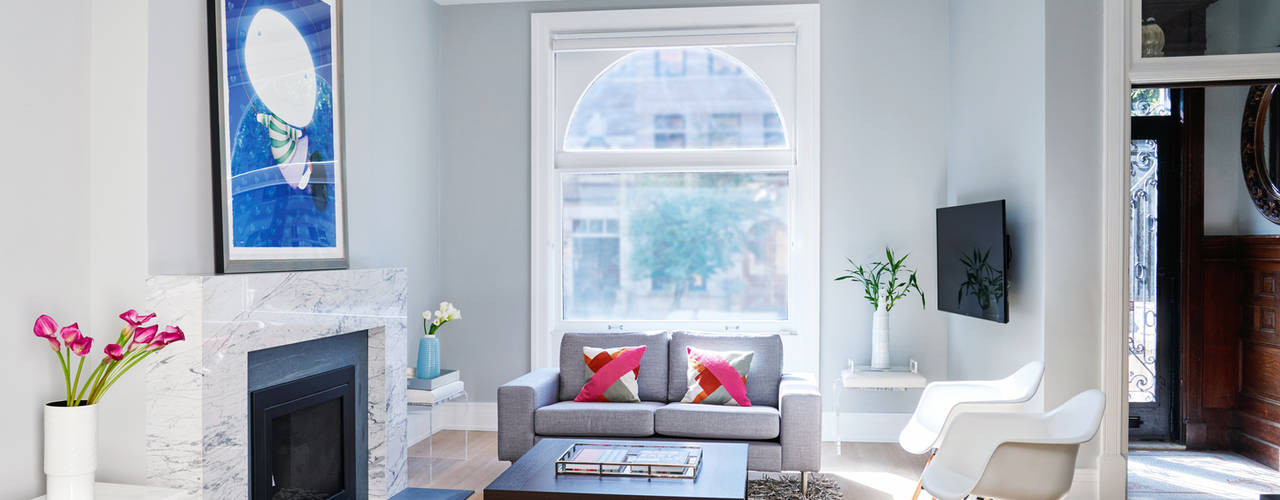 Park Slope Townhouse, Sarah Jefferys Design Sarah Jefferys Design Modern Living Room