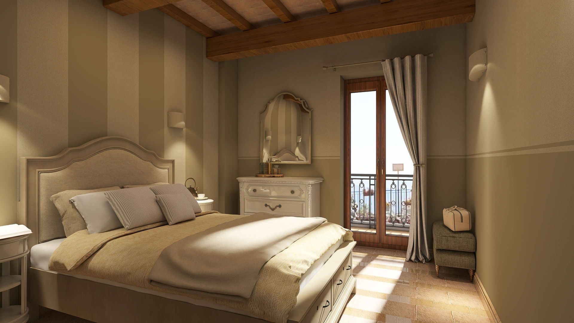 Le Camere - Residenze Roccapipirozzi ARTE DELL'ABITARE Apartment Proprietà, Mobilia, Ebanisteria, Edificio, Comfort, Cassetto, Legna, Telaio del letto, Tessile, Interior design