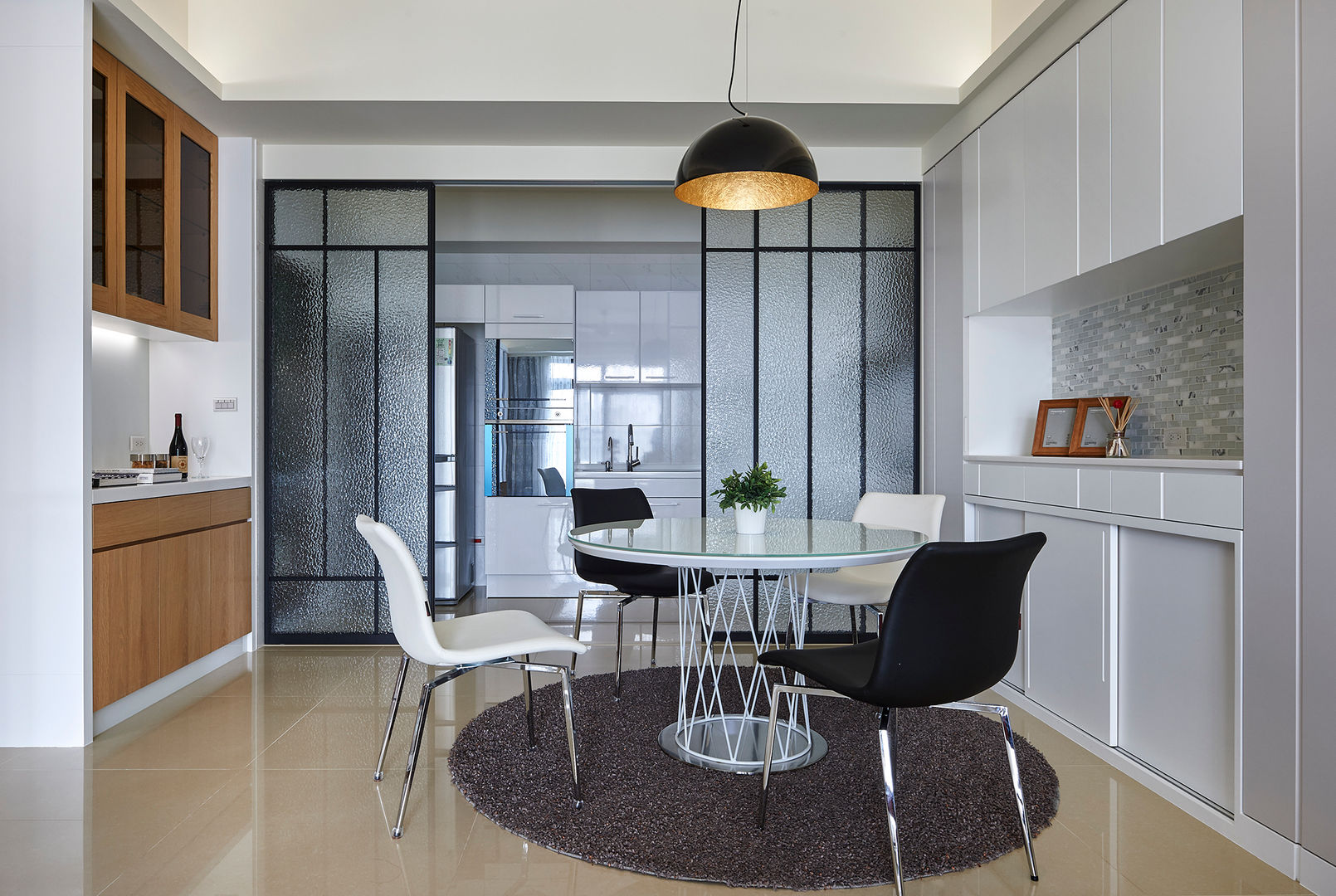 南港大同璽苑徐宅, 舍子美學設計有限公司 舍子美學設計有限公司 Modern Dining Room