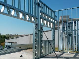 Residência em Light Steel Frame em São José dos Campos, Engenharia expressa Engenharia expressa Modern Houses Iron/Steel