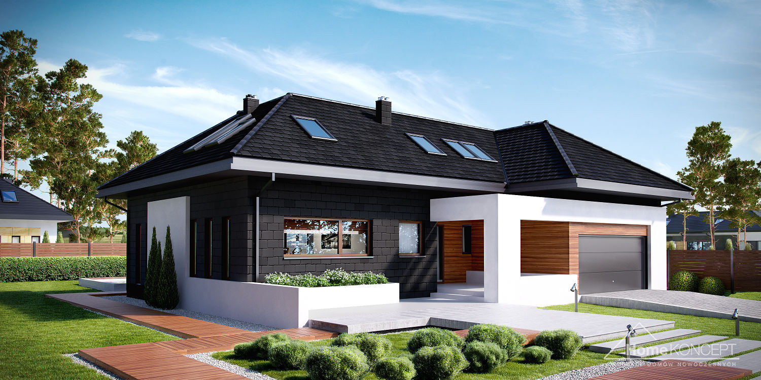 modern by homify, Modern HomeKONCEPT, Projekty Domów Nowoczesnych