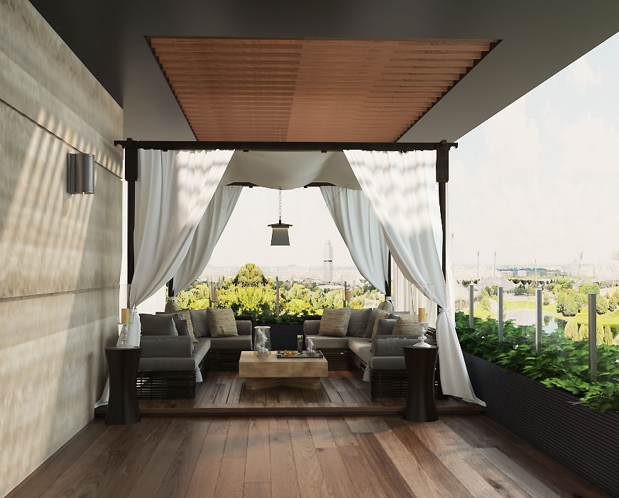 Jentayu, Nilai Norm designhaus Balcony interior design Malaysia