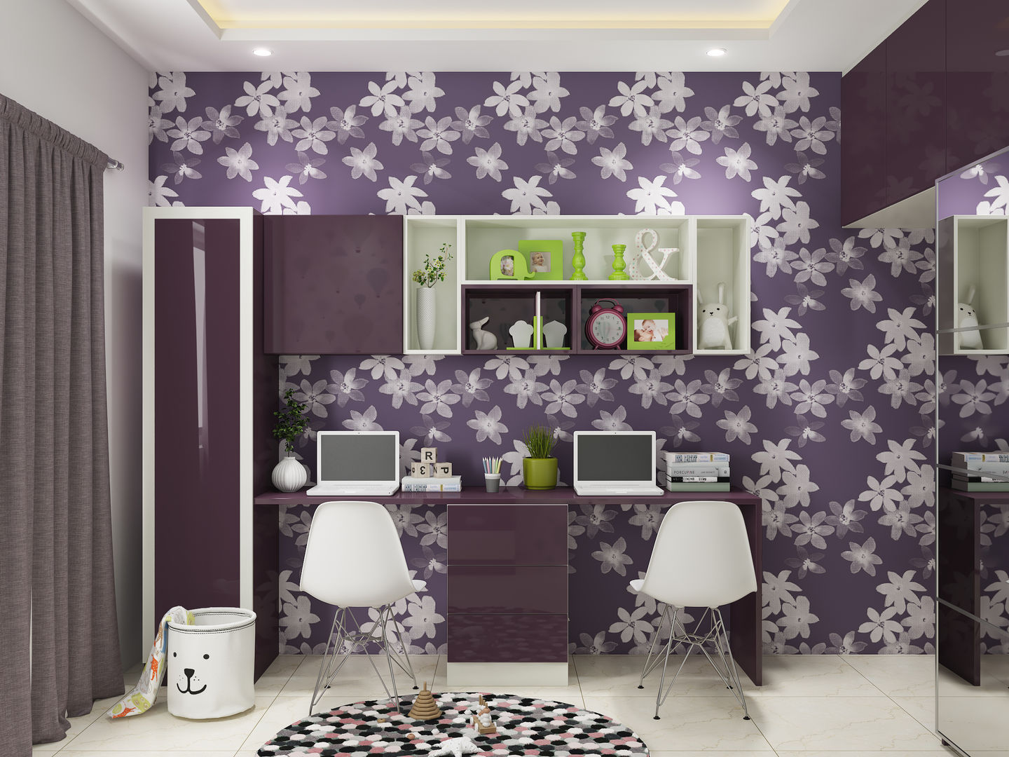 Study Unit for Kids Bedroom Urban Closet Teen bedroom Plywood Study Unit, Kids Bedroom, Storage, Books shelf.