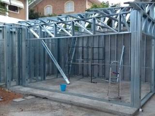 Reforma área de lazer - Light Steel Frame, Engenharia expressa Engenharia expressa Modern Houses Iron/Steel