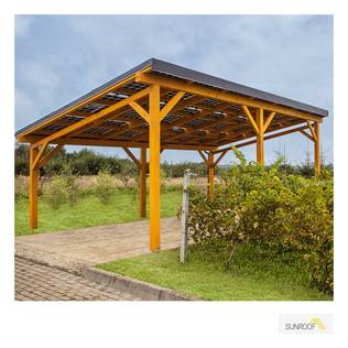 Smart Carports With Eco-friendly Electricity Generating Solar Roof To Inspire You