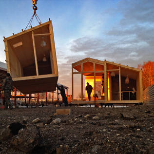An amazing modular home built in just ONE DAY!
