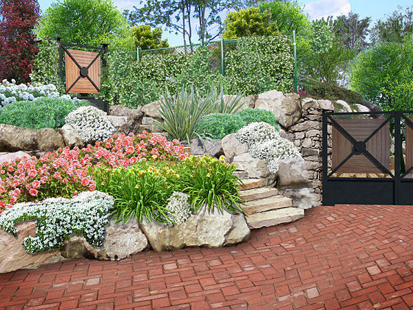 Giardino mediterraneo italiagiardini Mediterranean style garden