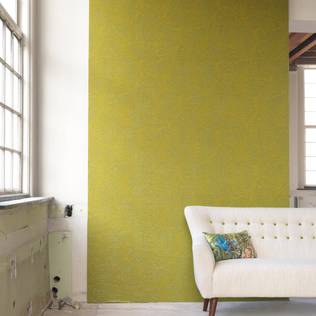 DIY: Homemade Textile Wallpaper